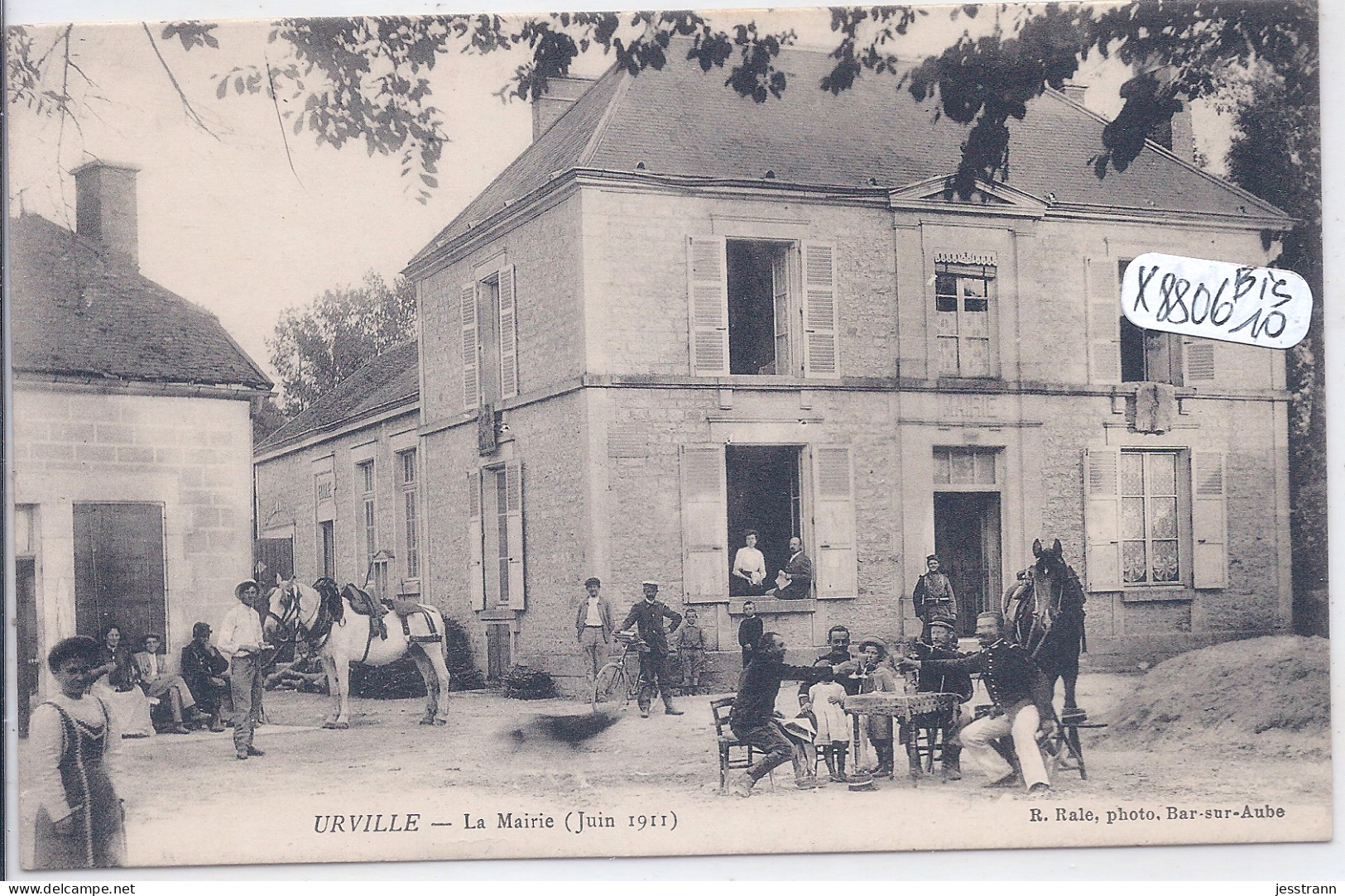 URVILLE- JUIN 1911- REVOLTE DES VIGNERONS- OCCUPATION MILITAIRE PACIFIQUE- ON TRINQUE - Sonstige & Ohne Zuordnung