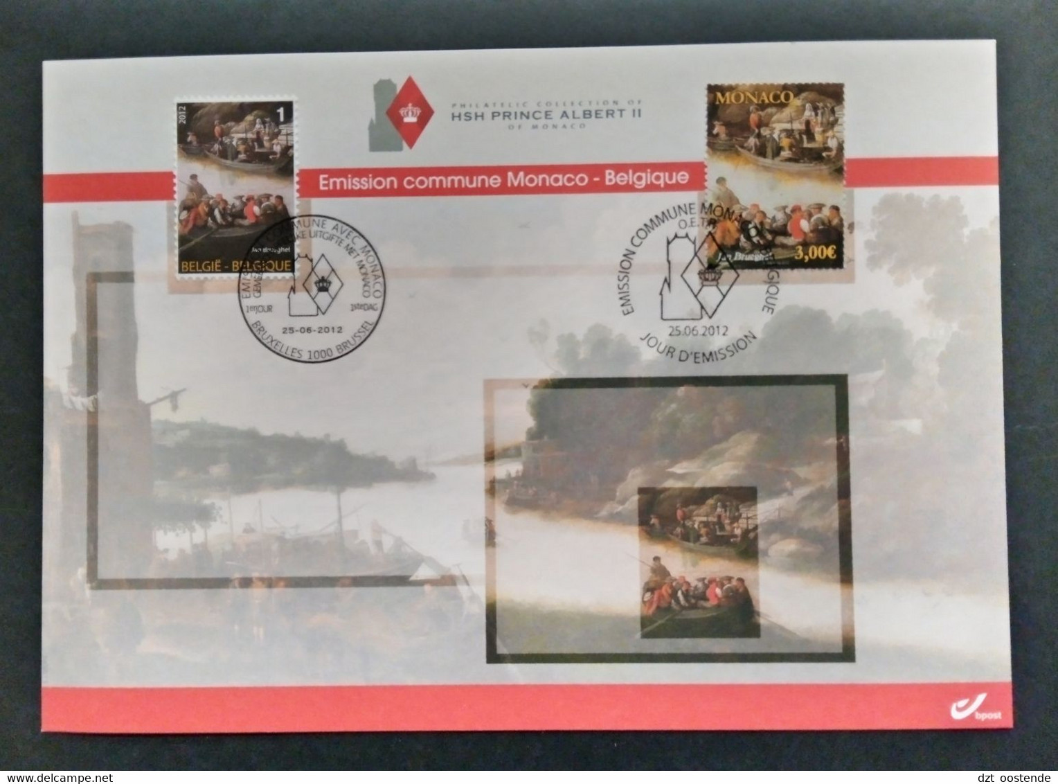 BELGIE HERDENKINGSKAART 4254 - Cartes Souvenir – Emissions Communes [HK]