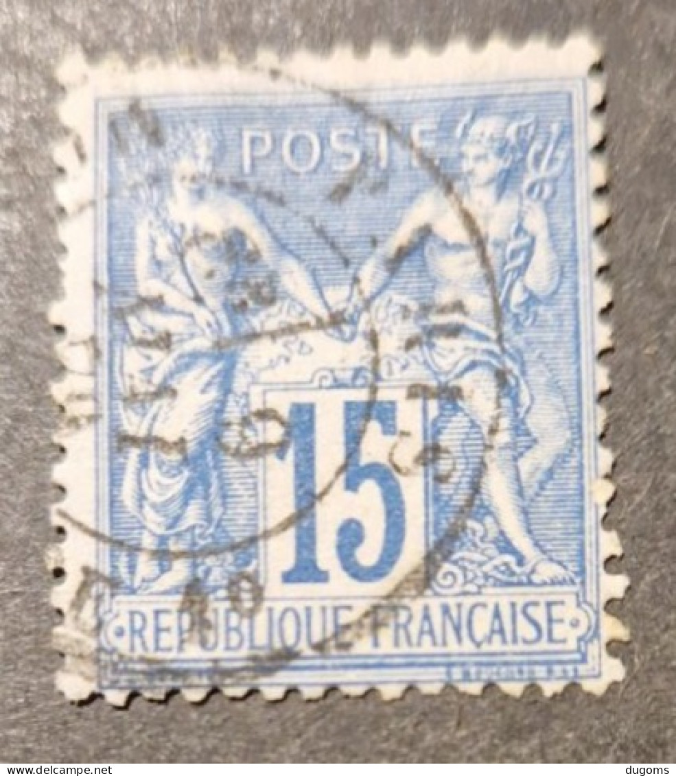 TYPE SAGE OBLITERATION PARIS  MONTMARTRE 1° / BUREAU 67 - 1876-1898 Sage (Type II)