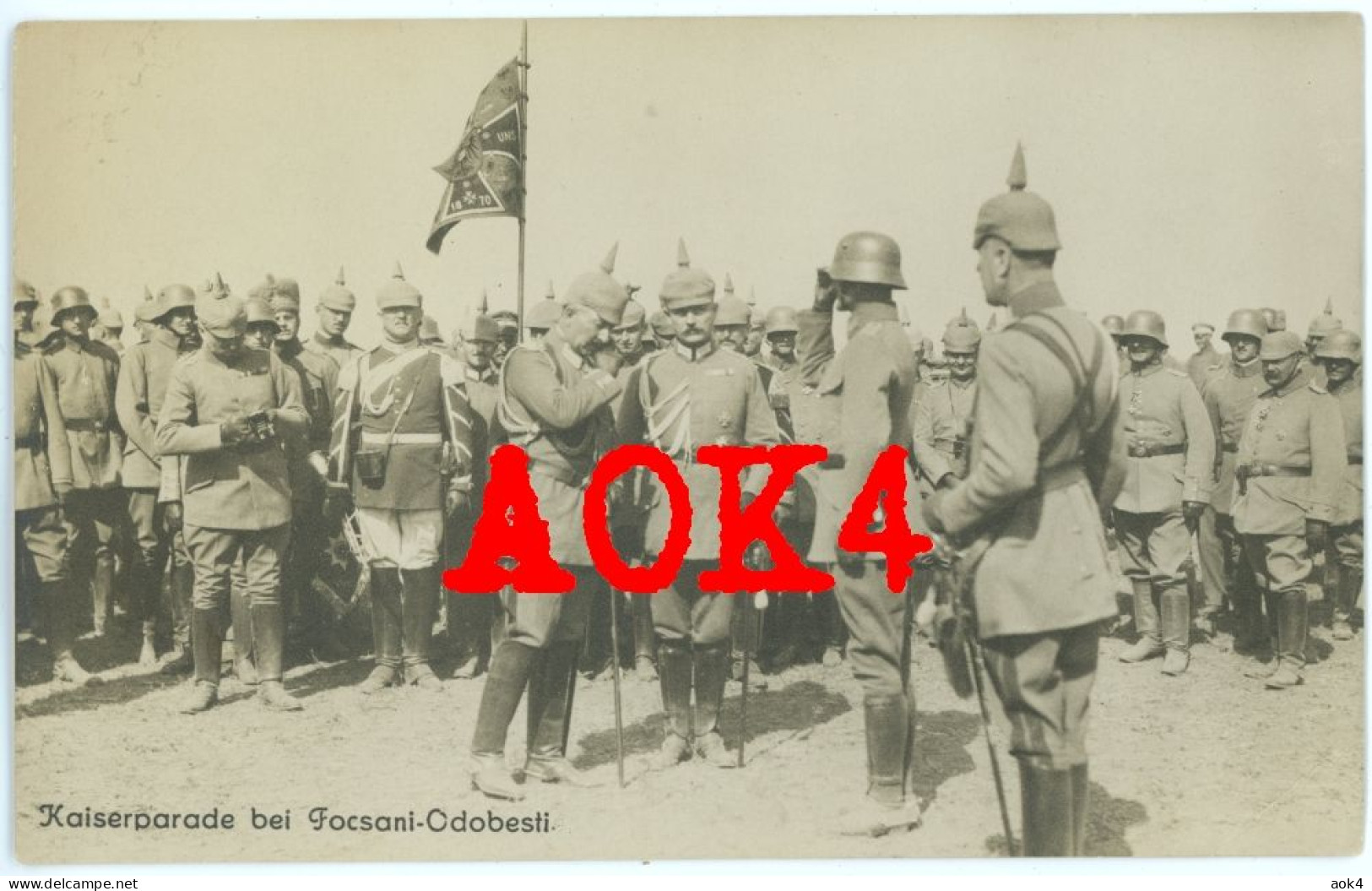 ODOBESTI FOCSANI Kaiserparade Kaiser Wilhelm 1917 Rumänien - Roumanie