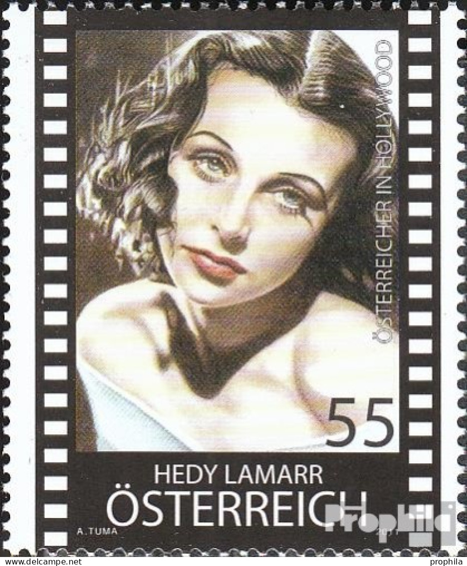 Österreich 2911 (kompl.Ausg.) Postfrisch 2011 Hollywood - Hedy Lamarr - Nuevos