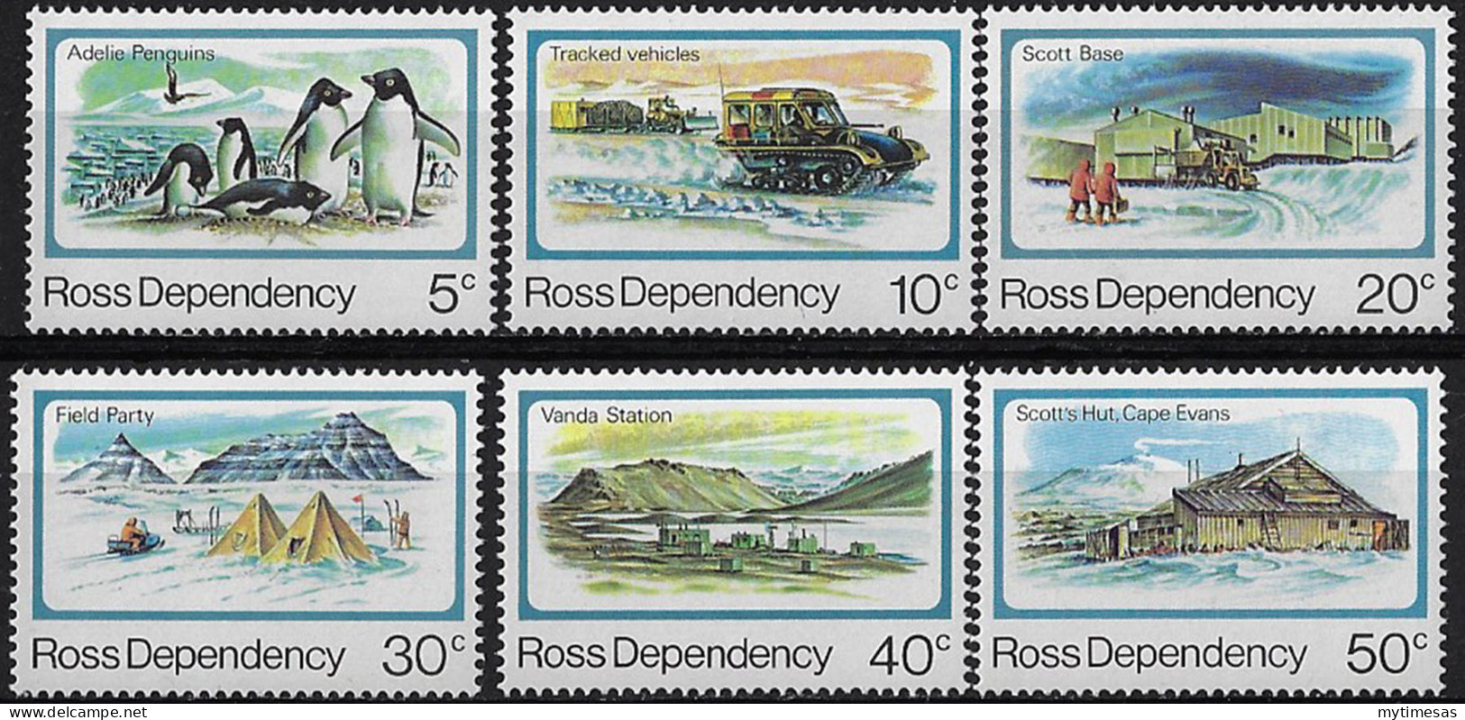 1982 Ross Dependency Landscapes 6v. MNH SG. N. 15/20 - Other & Unclassified