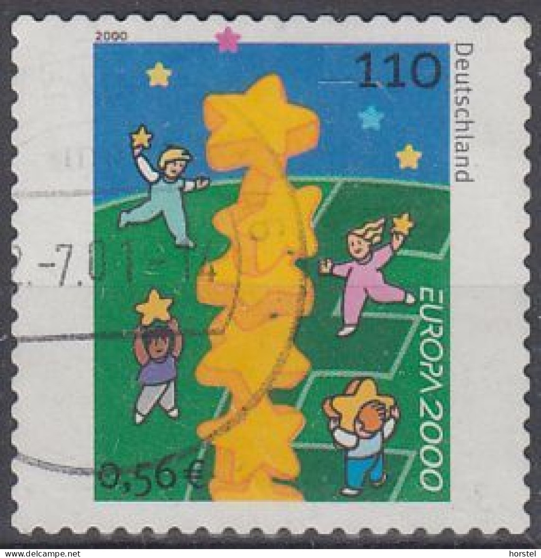 Deutschland Mi.Nr.2114 - Europa - Kinder Bauen Sternenturm ( Selbstklebend) 110/0,56 - Gebruikt