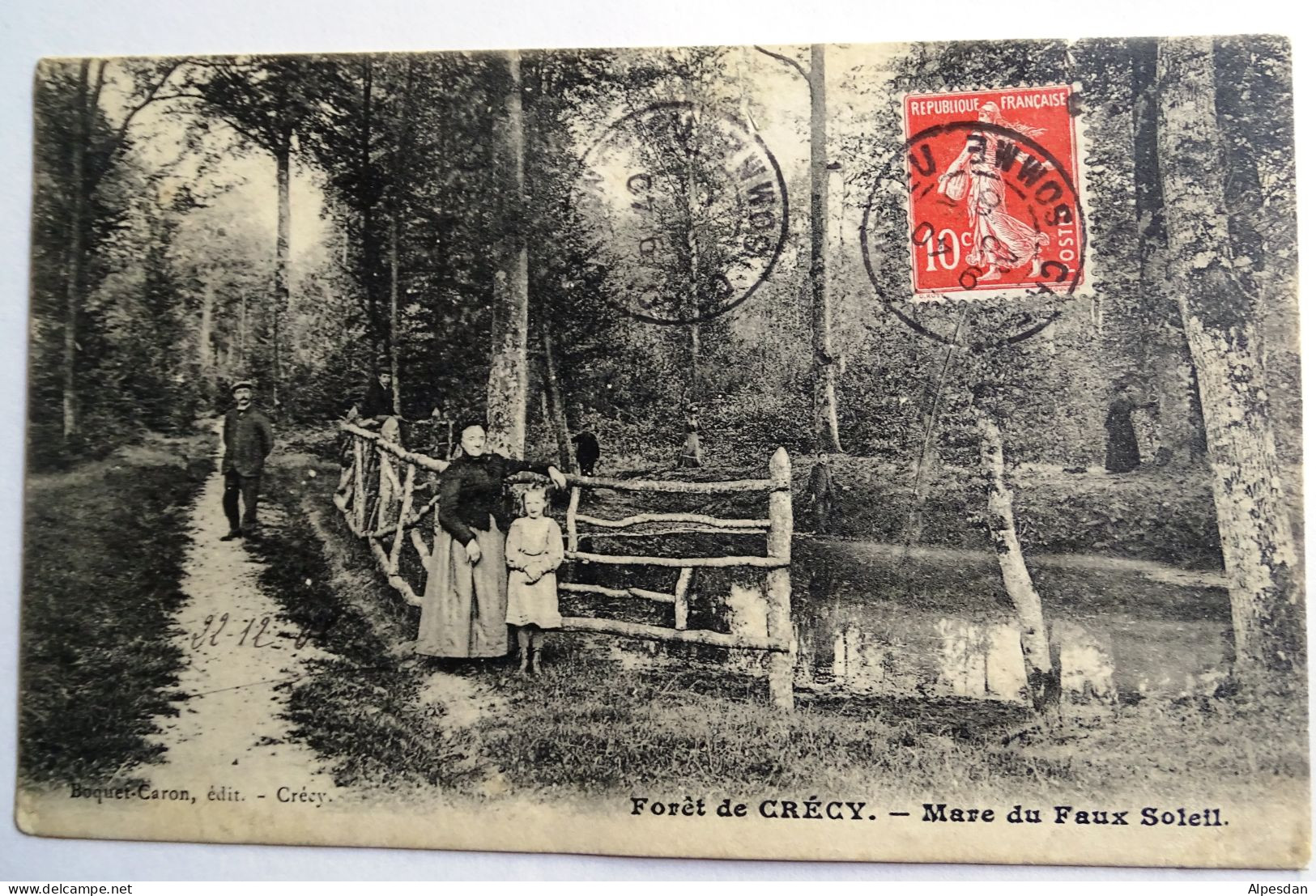 CRECY. Forêt De Crécy -  Mare Du Faux Soleil - Crecy En Ponthieu