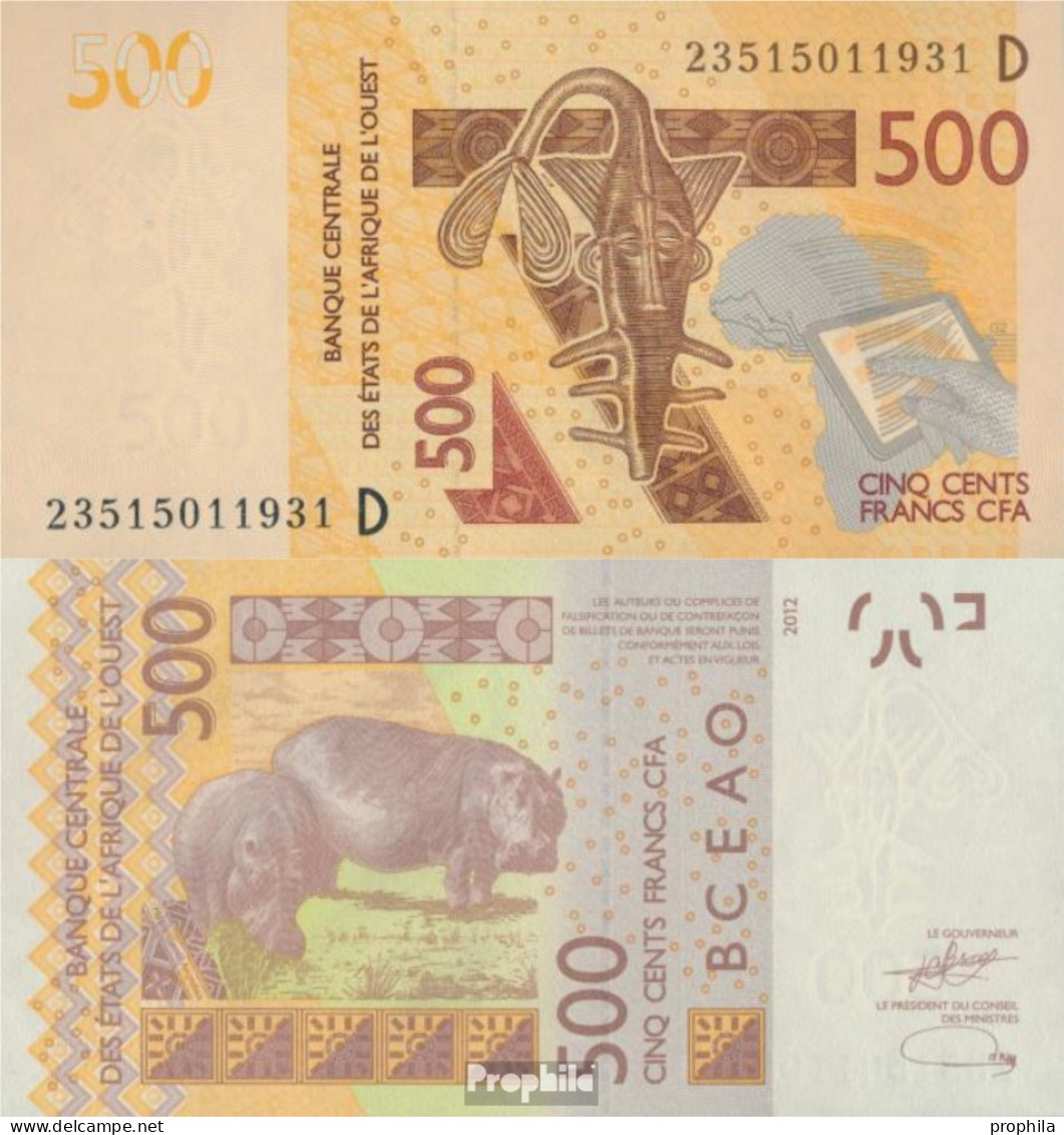 Mali Pick-Nr: 419D (2023) Bankfrisch 2023 500 Francs - Mali
