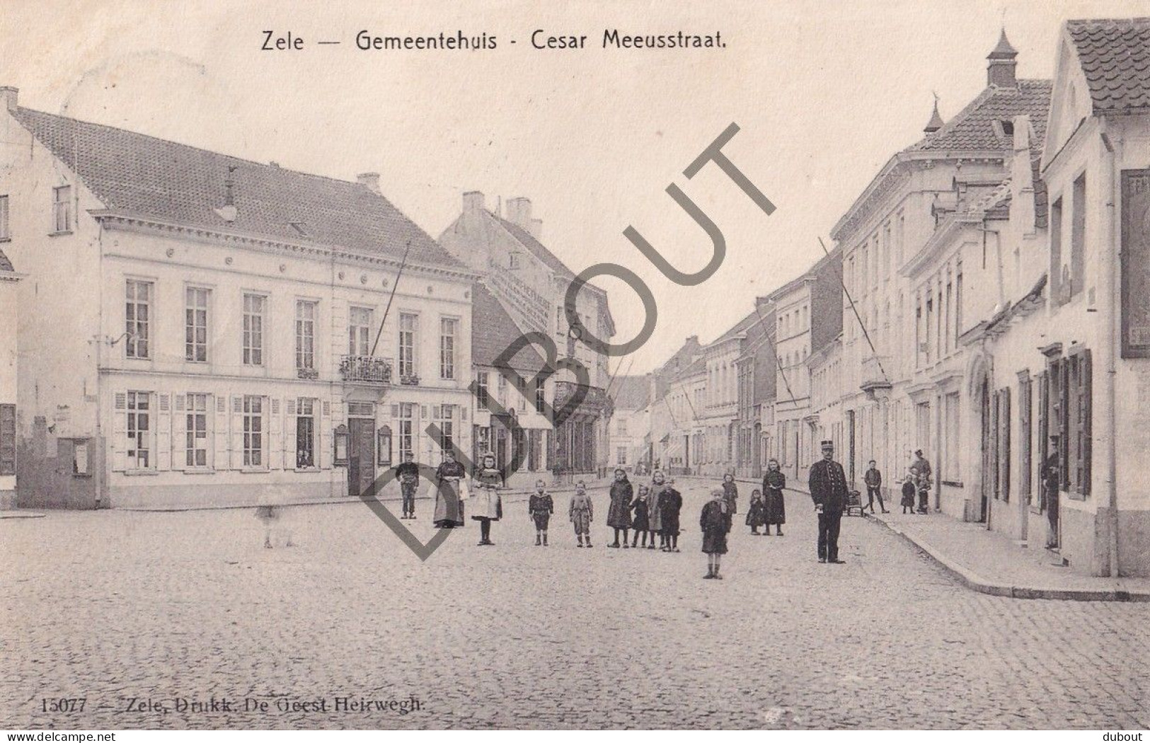Postkaart - Carte Postale - Zele - Gemeentehuis Cesar Meeusstraat  (C6102) - Zele