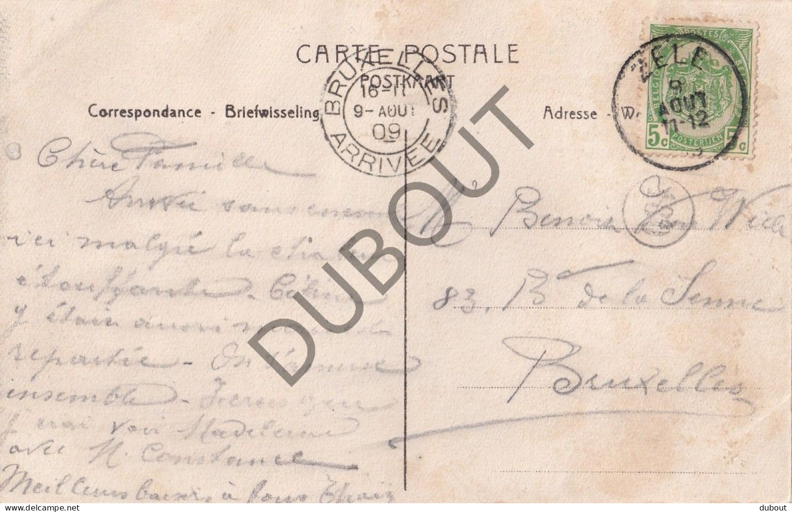 Postkaart - Carte Postale - Zele - Gemeentehuis Cesar Meeusstraat  (C6102) - Zele