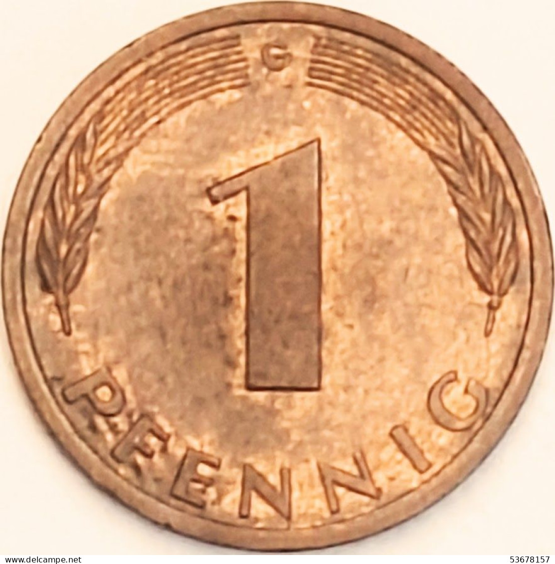 Germany Federal Republic - Pfennig 1977 G, KM# 105 (#4473) - 1 Pfennig