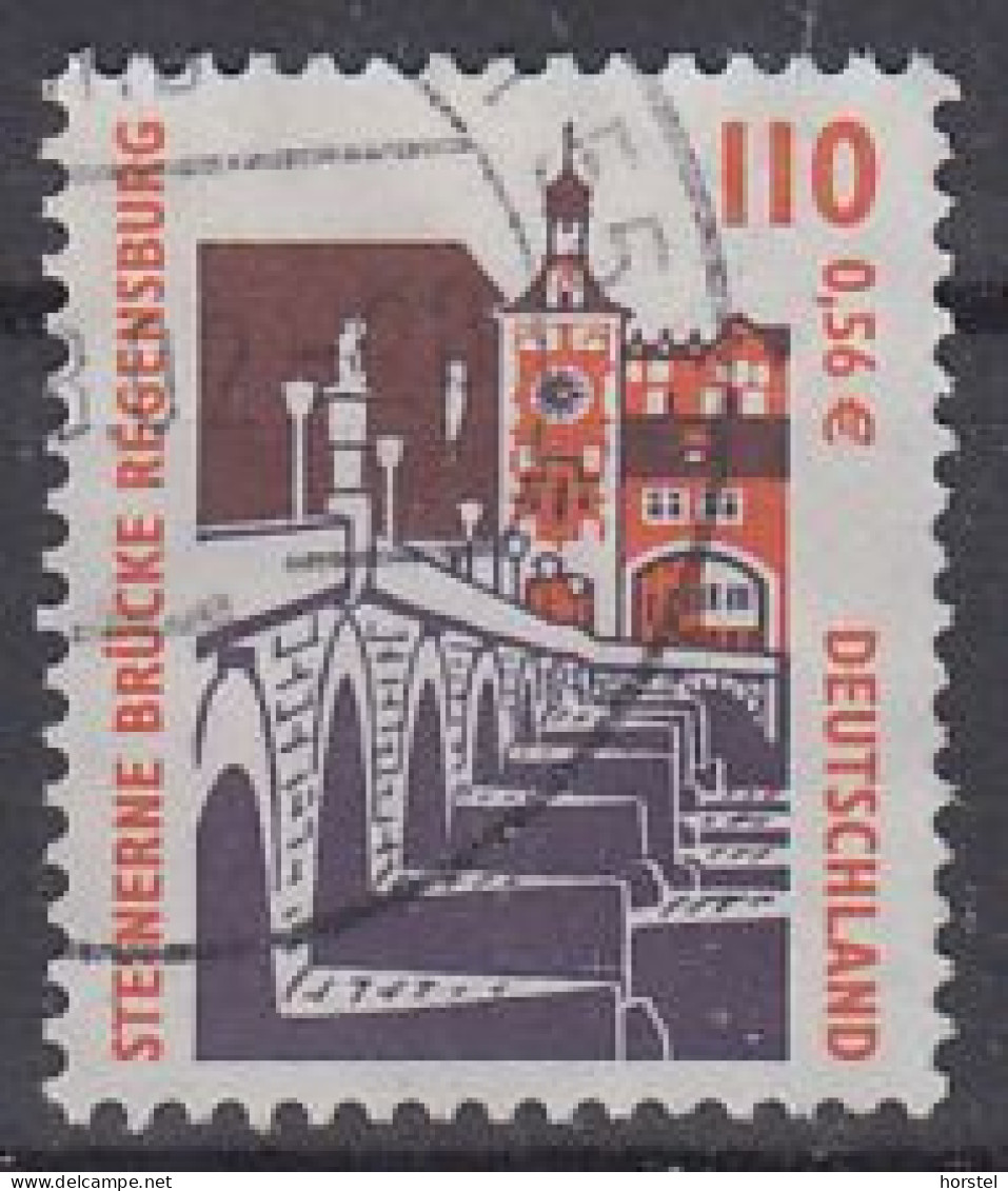 Deutschland Mi.Nr.2140A Steinerne Brücke Regensburg 110/0,56 - Oblitérés
