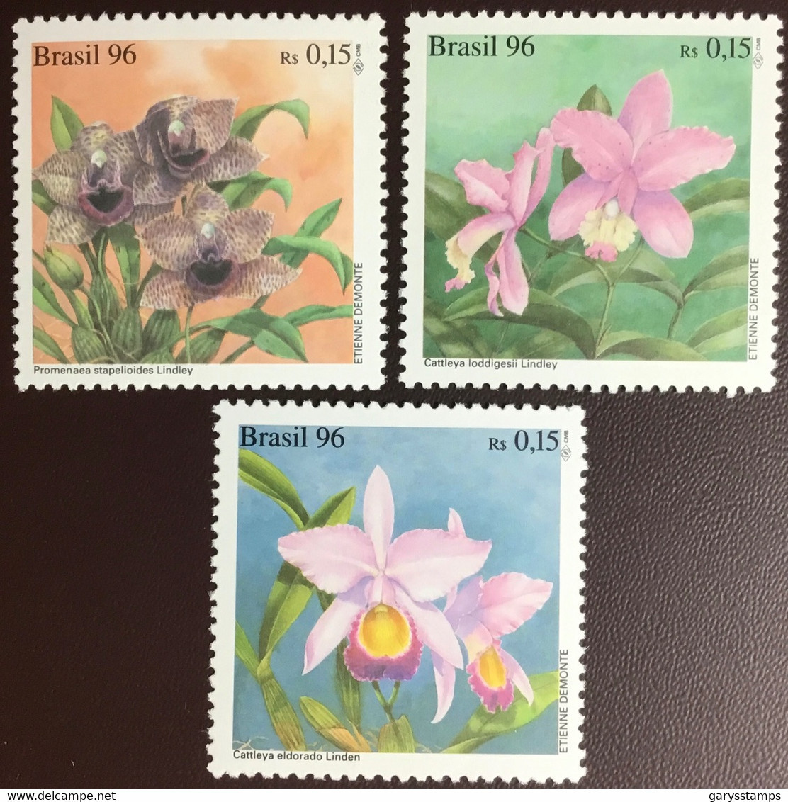 Brazil 1996 World Orchid Conference Orchids MNH - Orchids