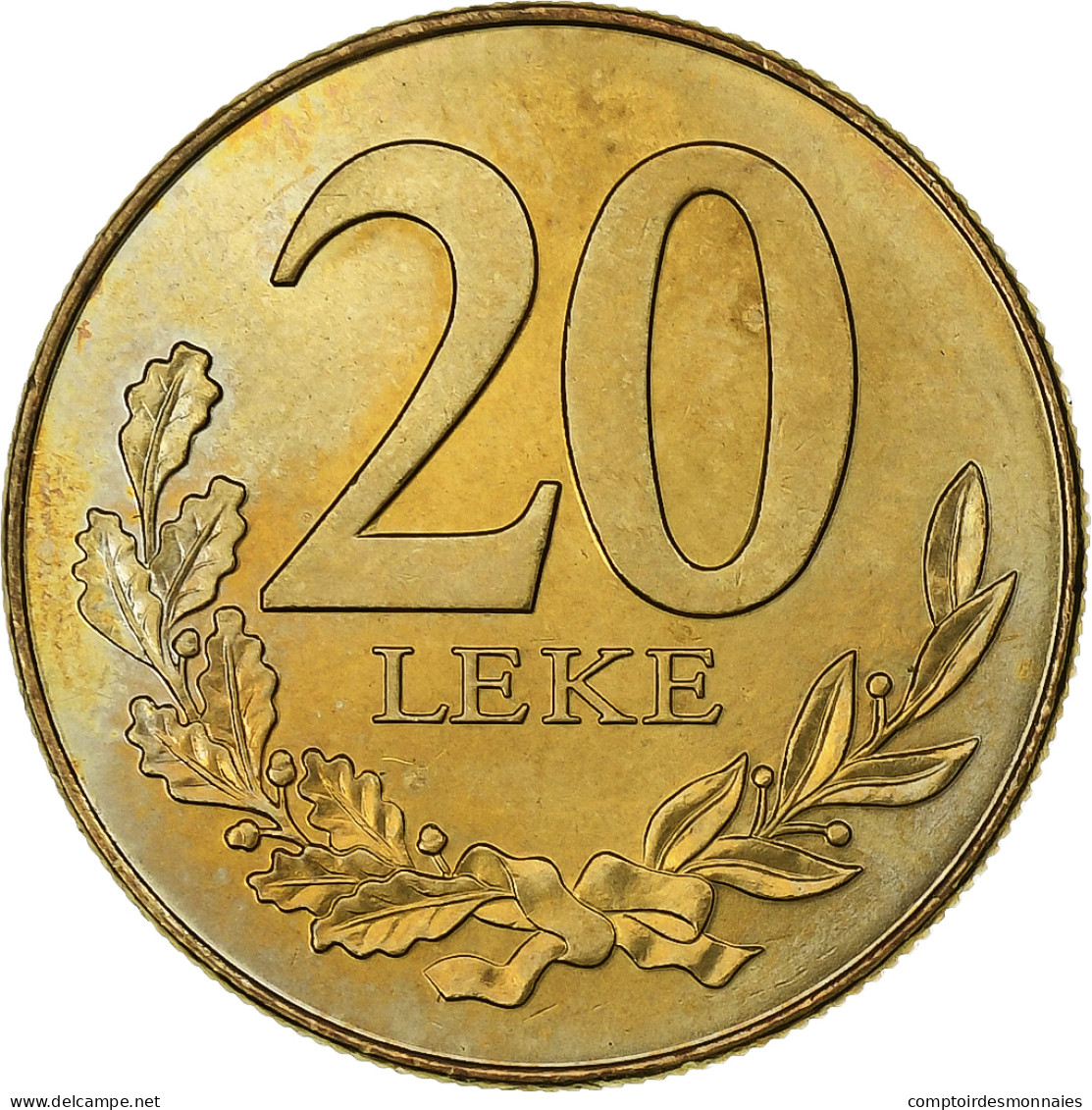 Albanie, 20 Leke, 1996, Bronze-Aluminium, SUP, KM:78 - Albania