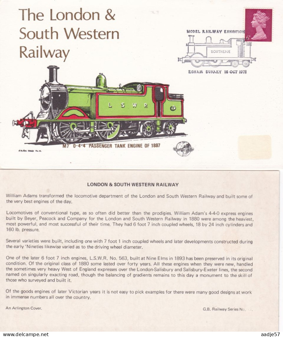 GB Engeland 1971 The London & South Western Railway 16-10-1971 - Eisenbahnen