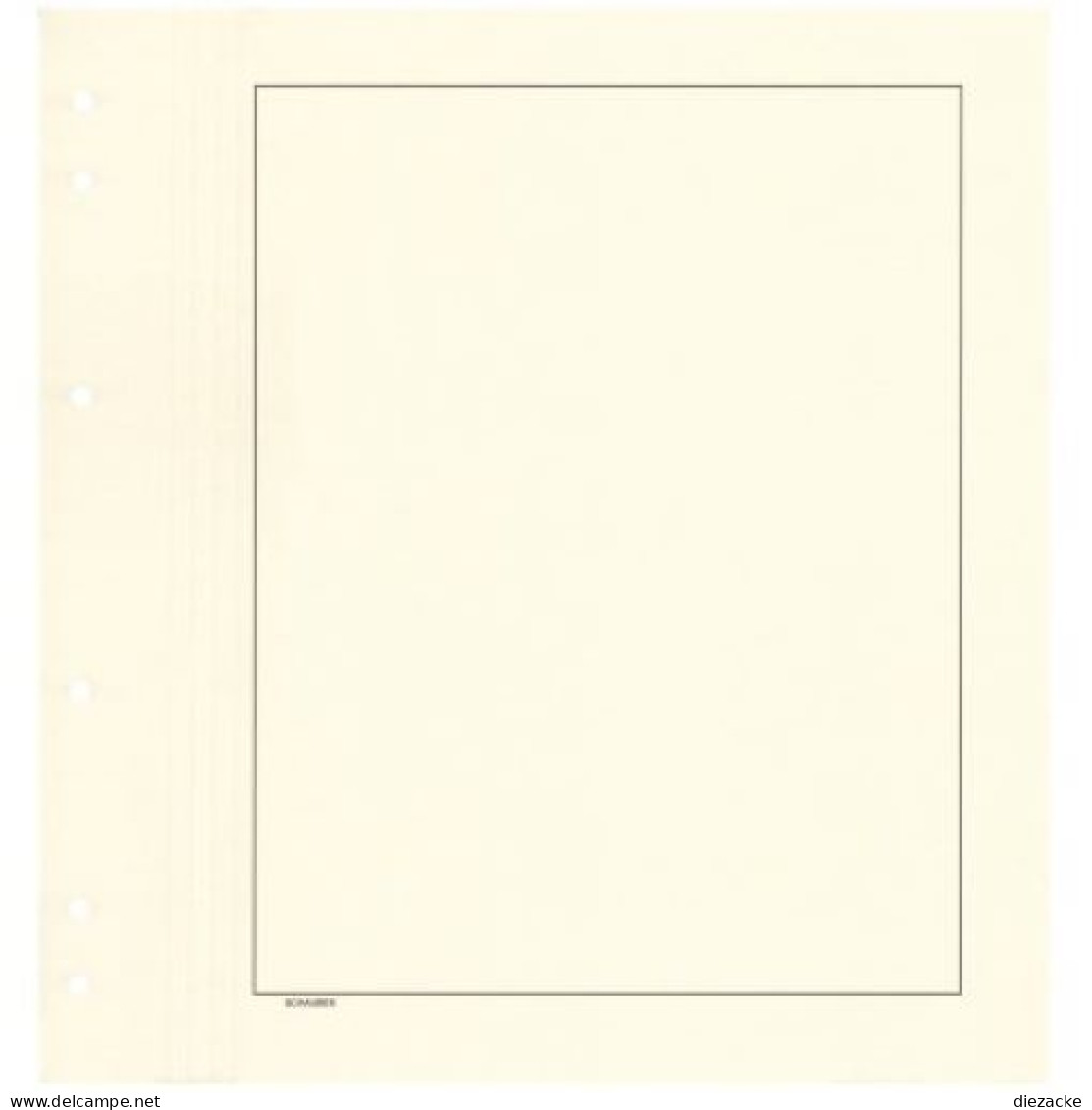 Schaubek Blankoblätter Bb510 Gelblich-weiß Mit Rahmen 20 Blatt Neu ( - Blank Pages