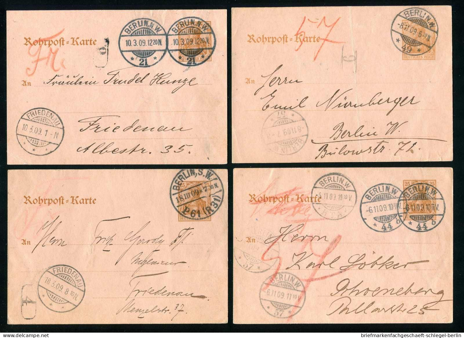 Berliner Postgeschichte, 1908, RP 15, Brief - Autres & Non Classés