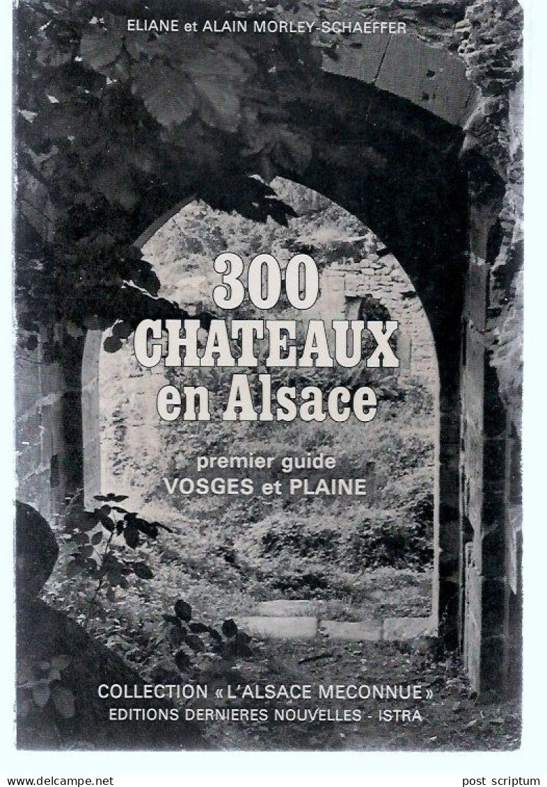 Livre - 300 Châteaux En Alsace -premier Guide Vosges Et Plaine - Alsace