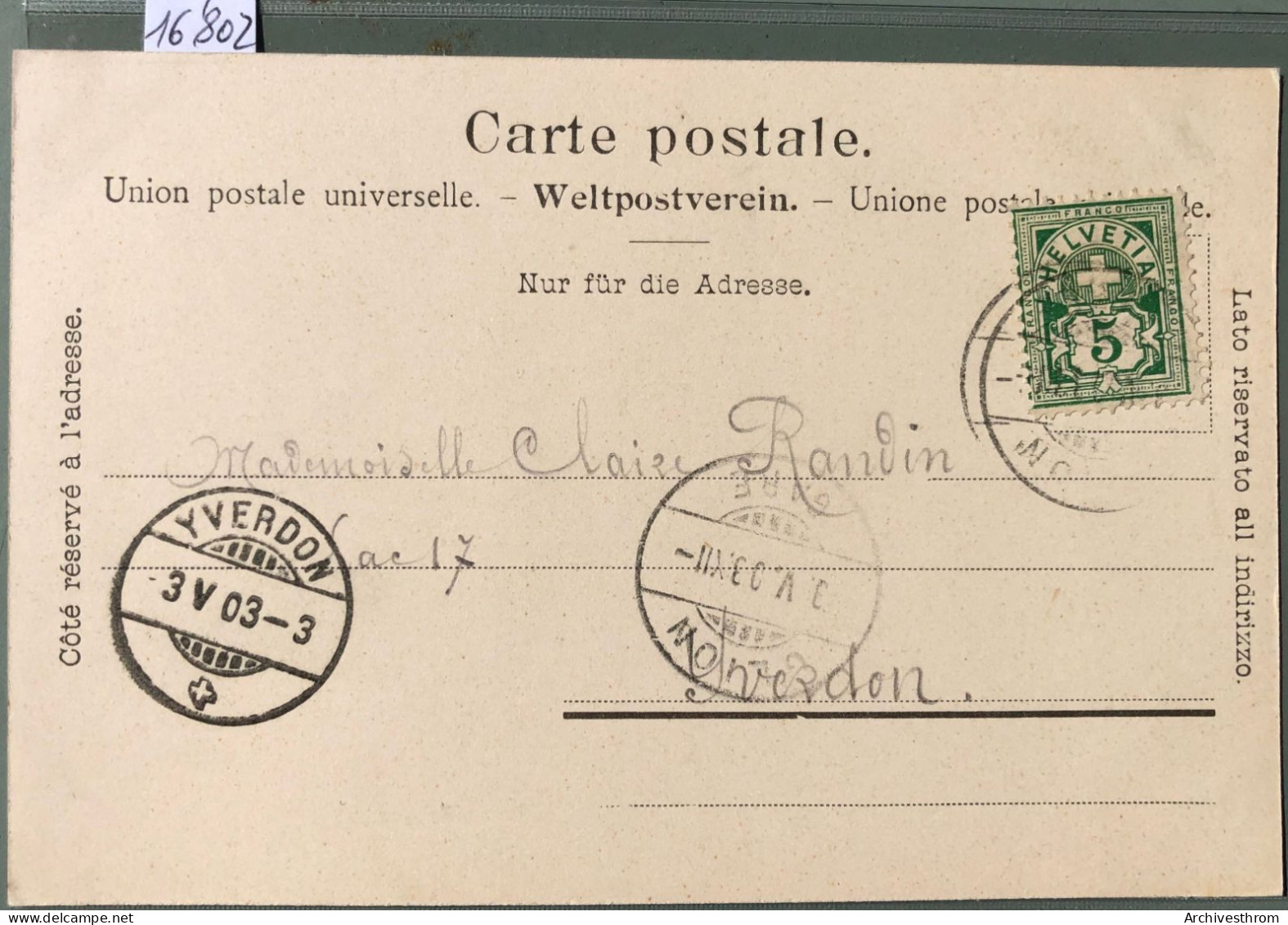 Territet - Montreux (Vaud) - Un Train De 1900 Passe Entre Deux Employés, Devant La Gare Du Funiculaire (16'802) - Montreux