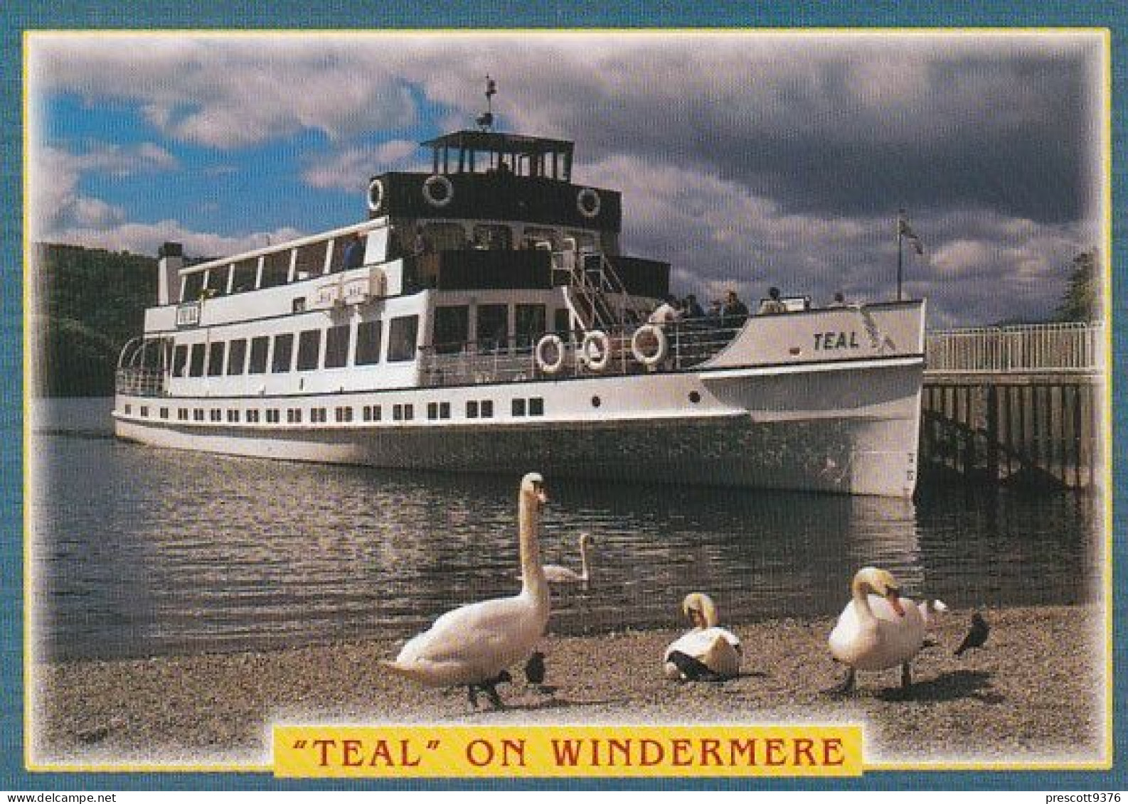The Teal Lake Cruise, Windermere - Lake District  - Unused Postcard - Lake1 - Windermere
