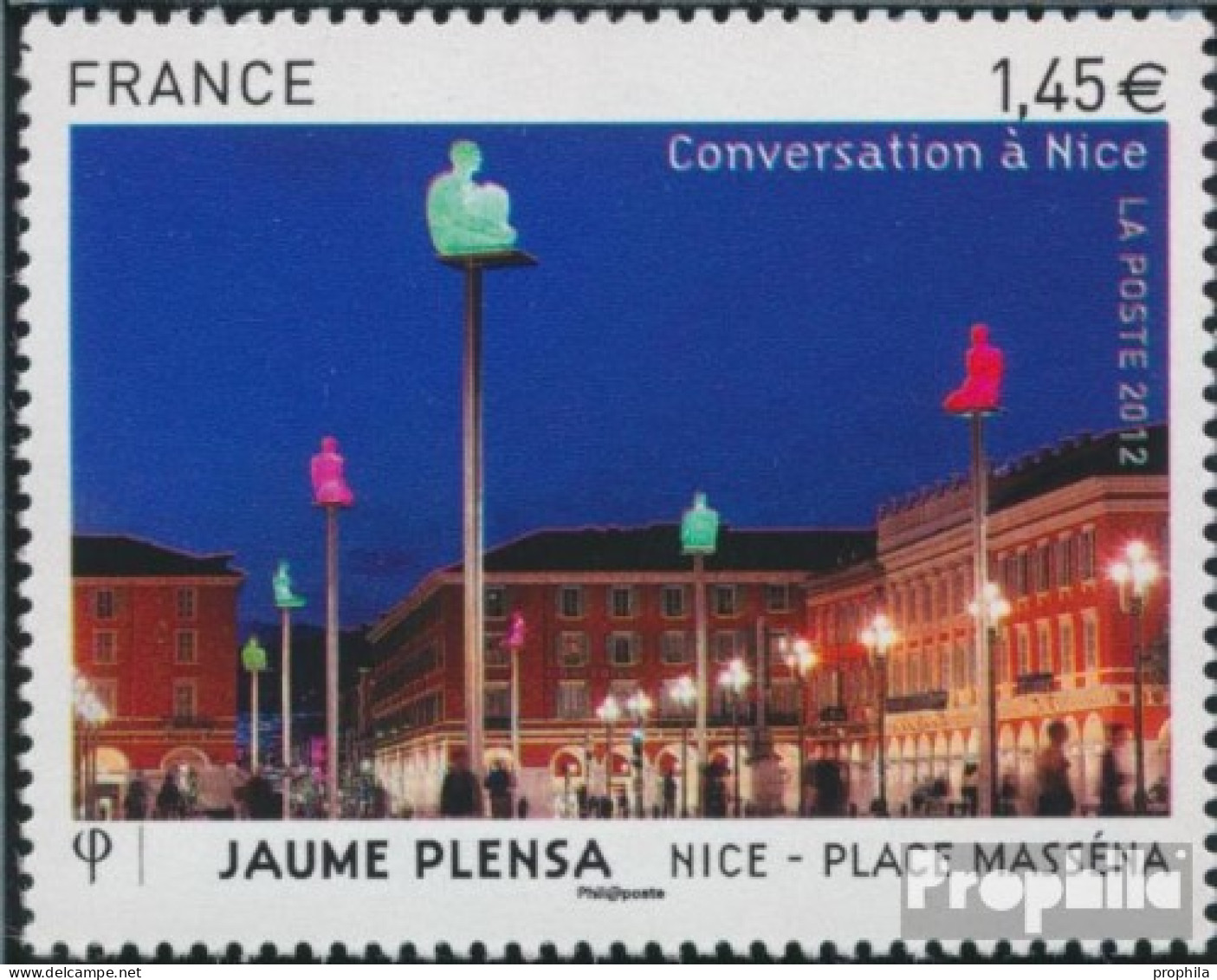 Frankreich 5427 (kompl.Ausg.) Postfrisch 2012 Zeitgenössische Kunst - Unused Stamps