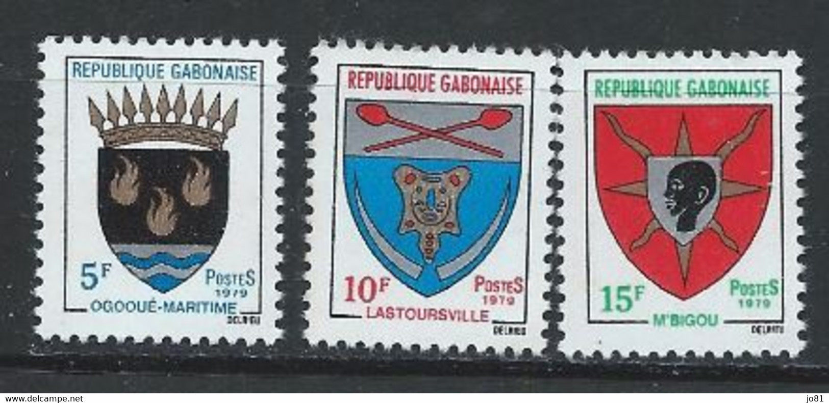 Gabon YT 412-414 Neuf Sans Charnière XX MNH - Gabon (1960-...)