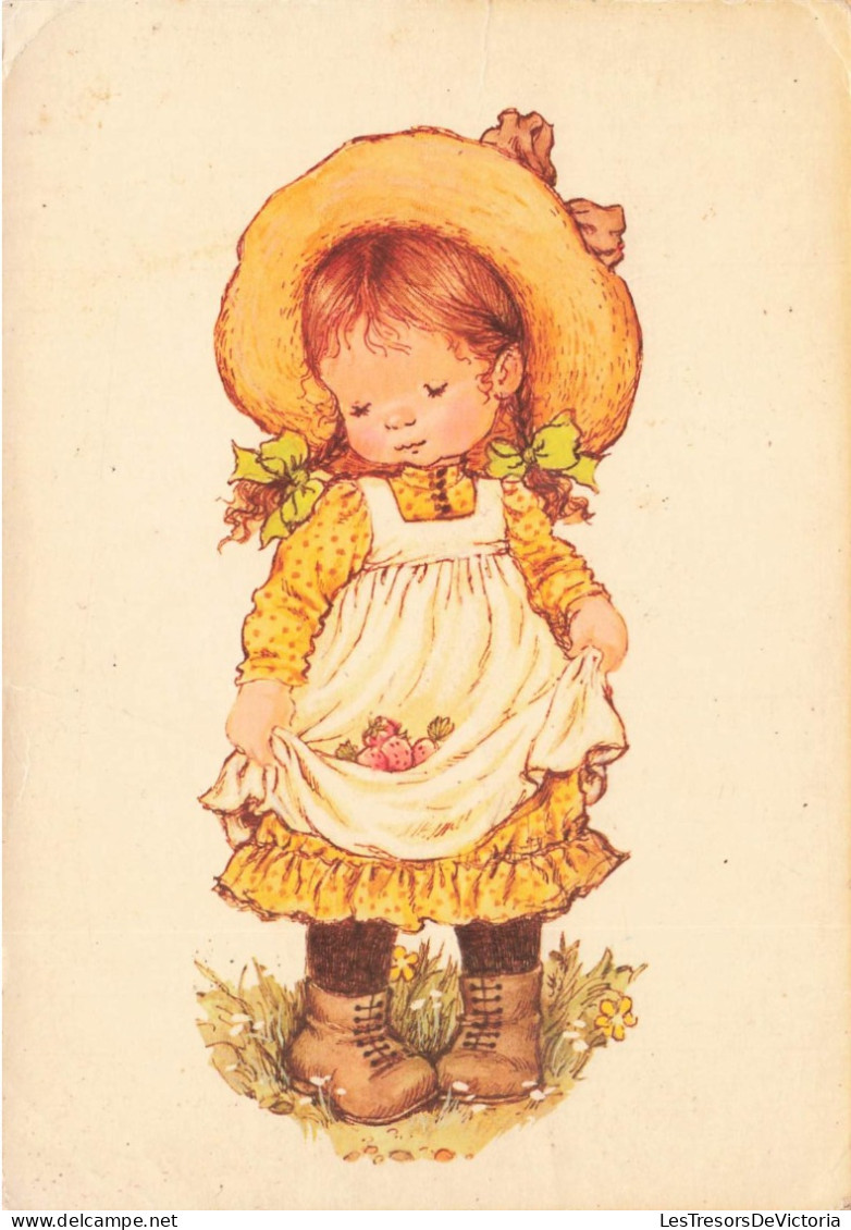 ENFANTS - Dessins D'enfants - Sarah Kay - Petite Fille - Colorisé - Carte Postale Ancienne - Dibujos De Niños