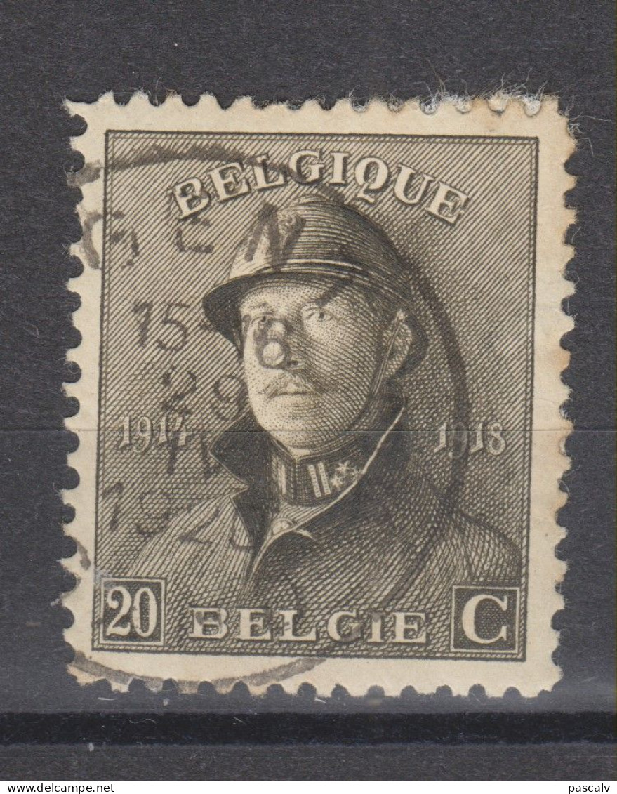 COB 170 Oblitération Centrale GENT 3 - 1919-1920 Albert Met Helm