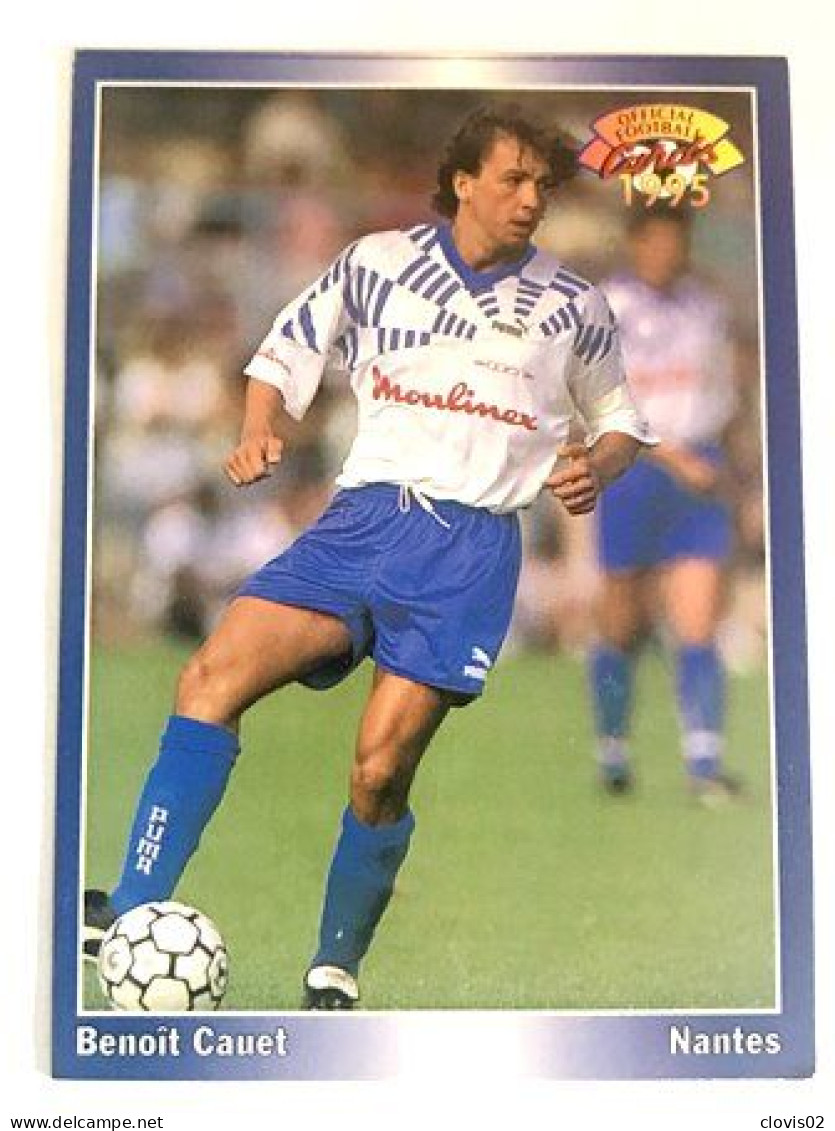 41 Benoit Cauet - FC Nantes - Panini Official Football Cards 1994 1995 - Trading-Karten