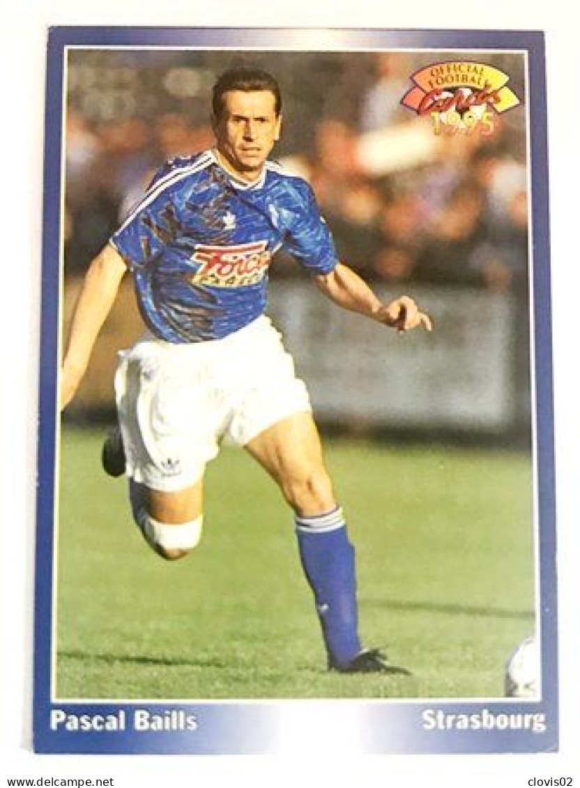 186 Pascal Baills - RC Strasbourg - Panini Official Football Cards 1994 1995 - Trading Cards