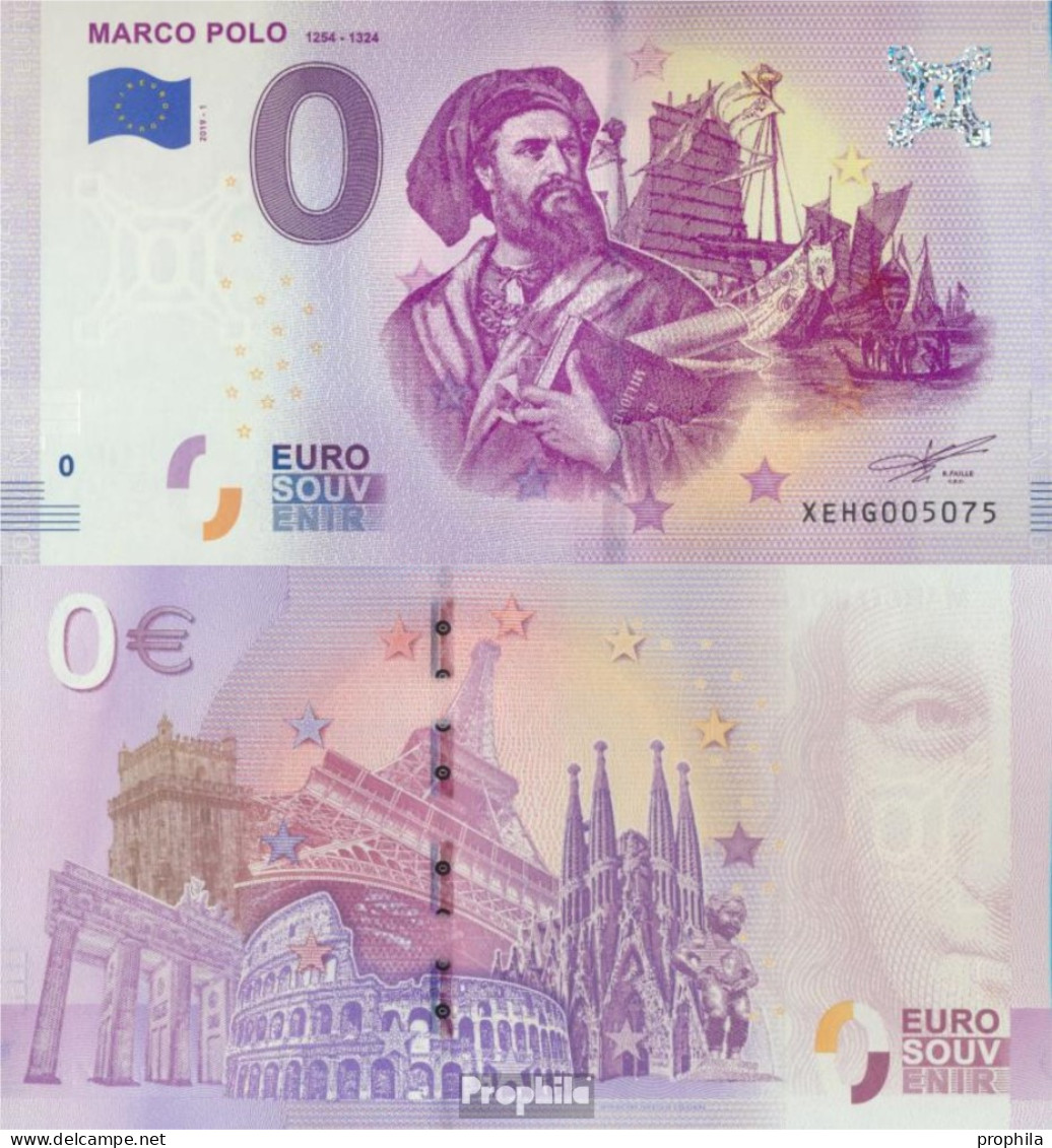 BRD Souvenirschein Marco Polo Bankfrisch 2019 0 Euro Marco Polo - Zonder Classificatie