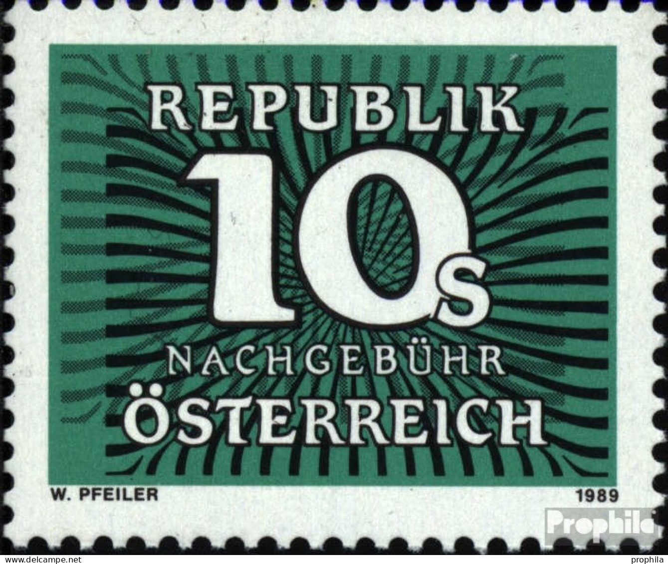 Österreich P267 (kompl.Ausg.) Postfrisch 1989 Portomarke - Taxe