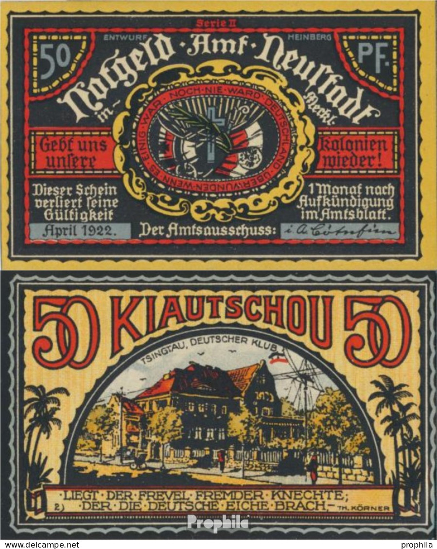 Neustadt Notgeld: 961.2 Bild 2 Kiautschou Gebraucht (III) 1922 50 Pfennig Neustadt Amt - Austria