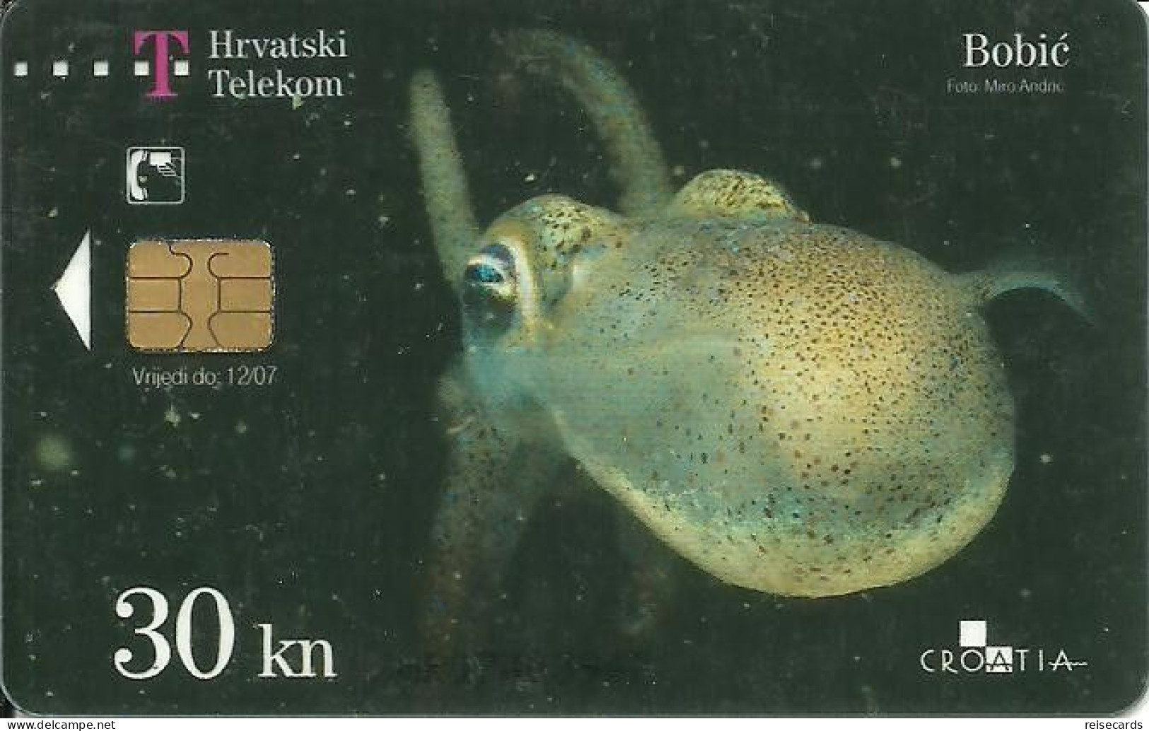 Croatia: Hrvatski Telekom - Underwater World, Bobic. Transparent - Croacia