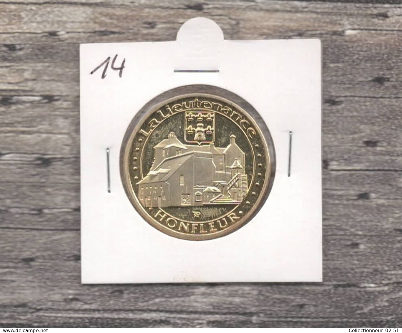 Médaille Souvenirs : La Lieutenance (Honfleur) - Other & Unclassified
