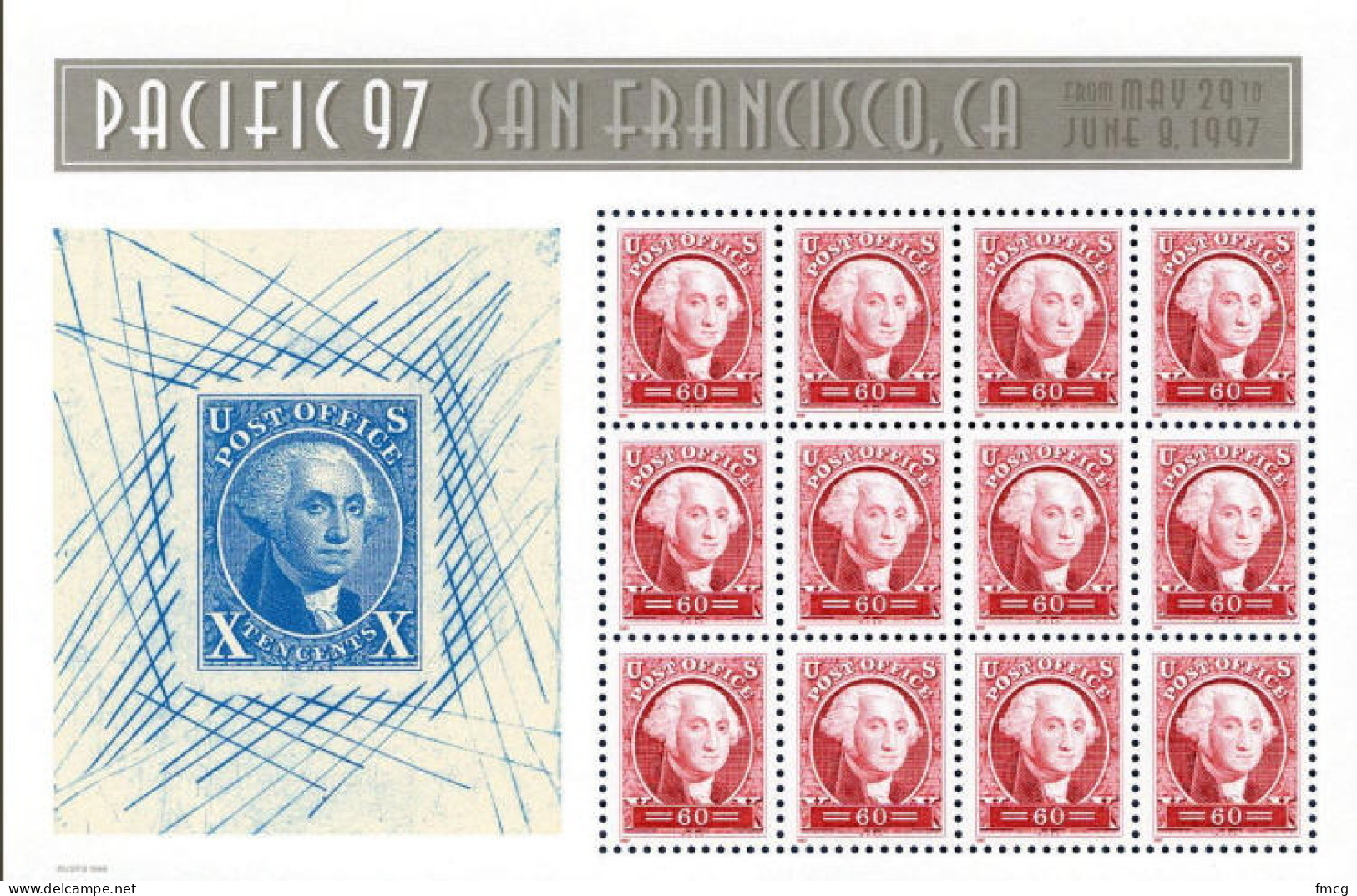 1997 George Washington Sheet, Mint Never Hinged - Unused Stamps