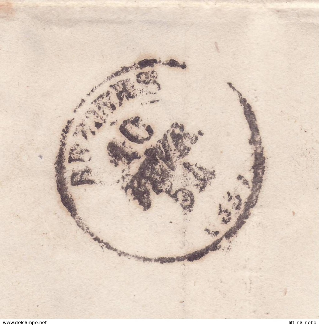 FRANCE 1852 25 C Bleu YT N°10 Sur Lettre Oblitéré - 1852 Louis-Napoleon