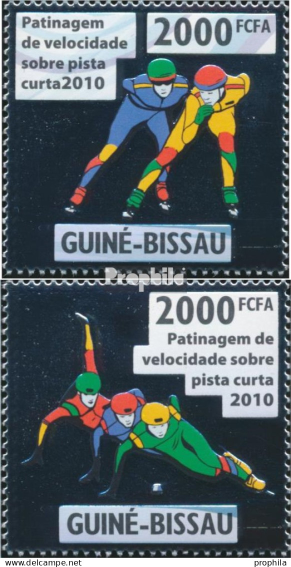 Guinea-Bissau 4678-4679 (kompl. Ausgabe) Postfrisch 2010 Shorttrack - Guinea-Bissau