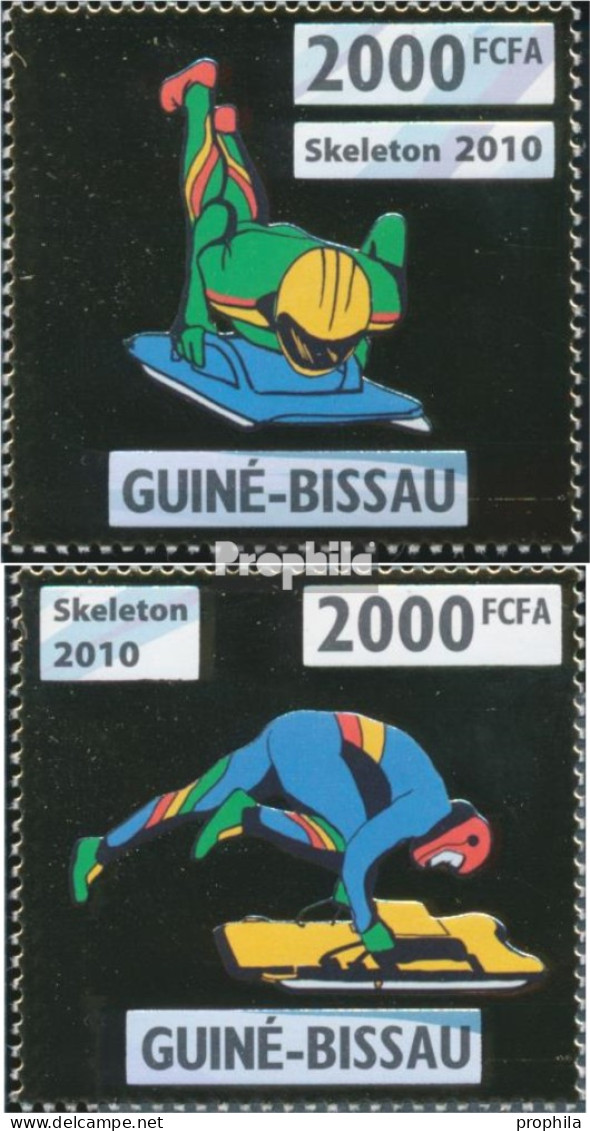 Guinea-Bissau 4676-4677 (kompl. Ausgabe) Postfrisch 2010 Skeleton - Guinea-Bissau