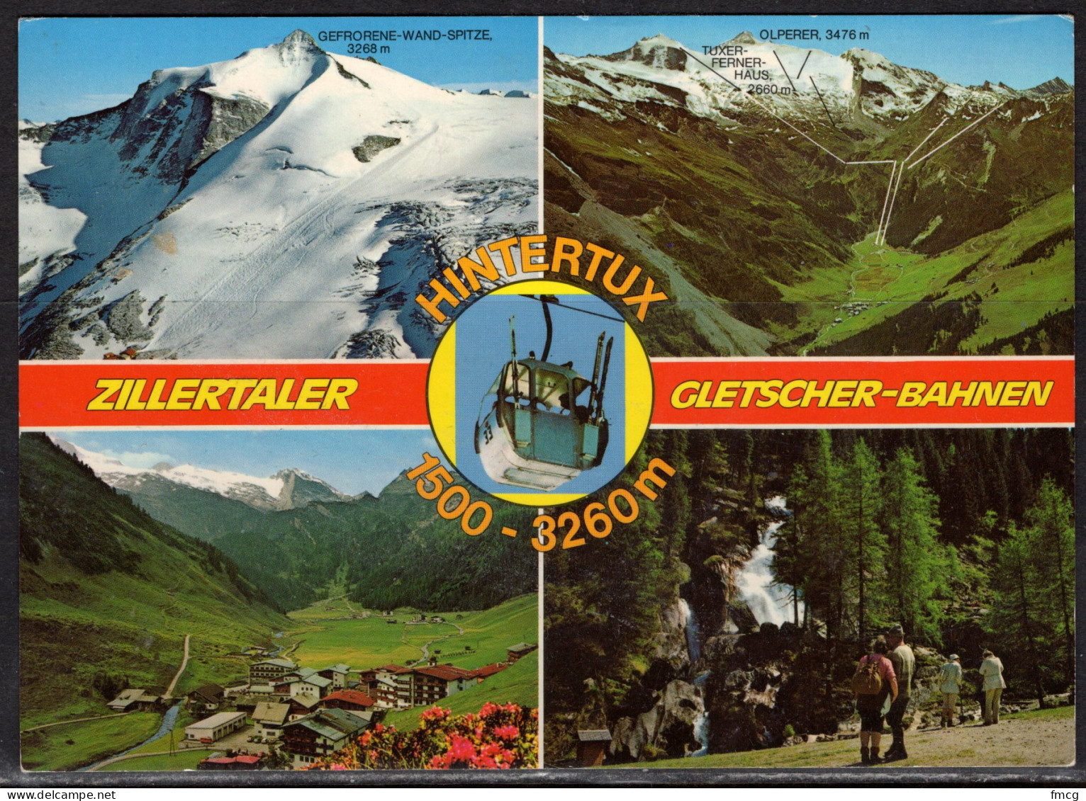 Hintertux, Tirol, Writing On Back - Autres & Non Classés