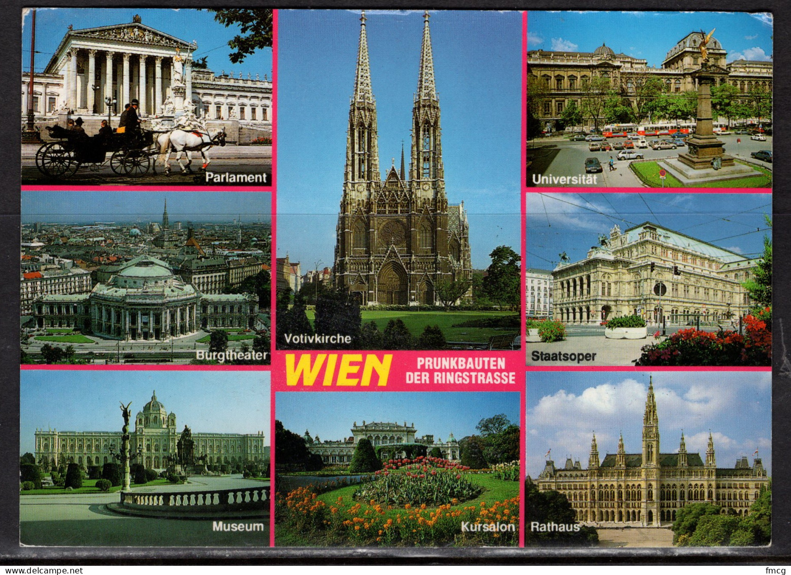Wein (Vienna), Multi-view, Mailed To USA - Other & Unclassified