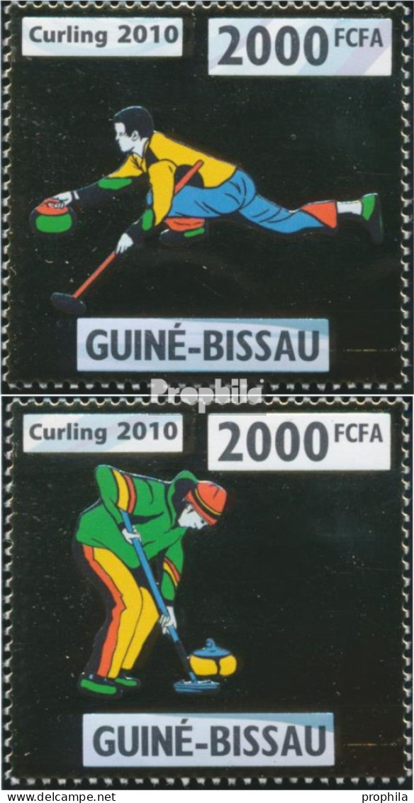 Guinea-Bissau 4672-4673 (kompl. Ausgabe) Postfrisch 2010 Eisstockschießen - Guinea-Bissau