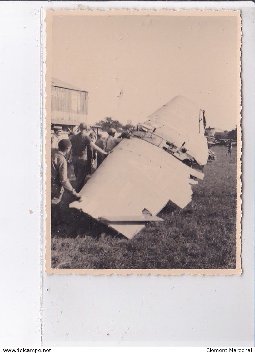 BARBIZON: accident de farman, aviation, 8 photos - très bon état