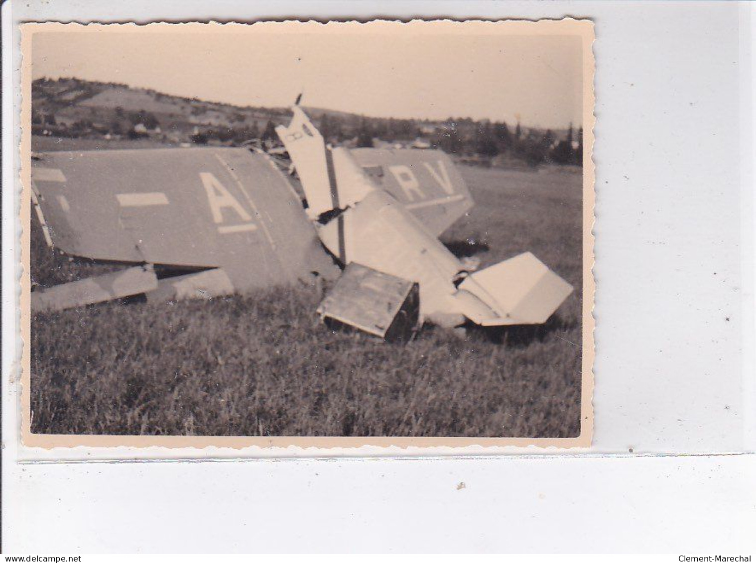 BARBIZON: accident de farman, aviation, 8 photos - très bon état