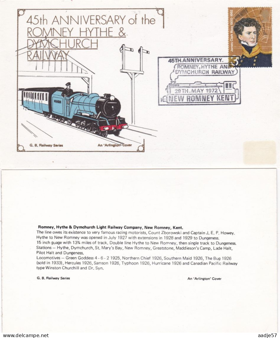 GB Engeland 1972 45 Ann Of The Romney Hythe & Dymchurch Railway 29-05-1972 - Trains