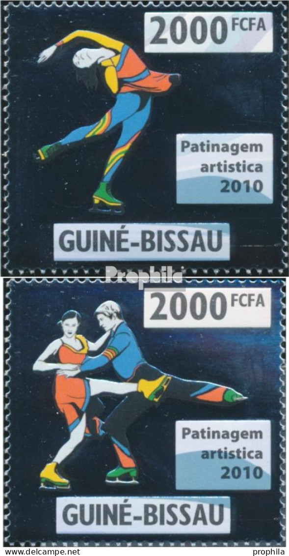 Guinea-Bissau 4662-4663 (kompl. Ausgabe) Postfrisch 2010 Eiskunstlauf - Guinea-Bissau