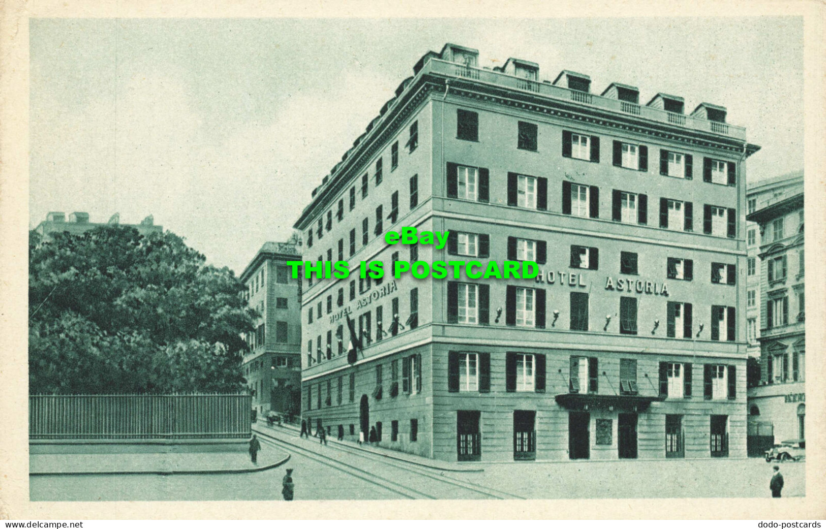 R596716 Hotel Astoria And Belgrano. Piazza Brignole. Via Serra N. 1. Genova. C. - Monde