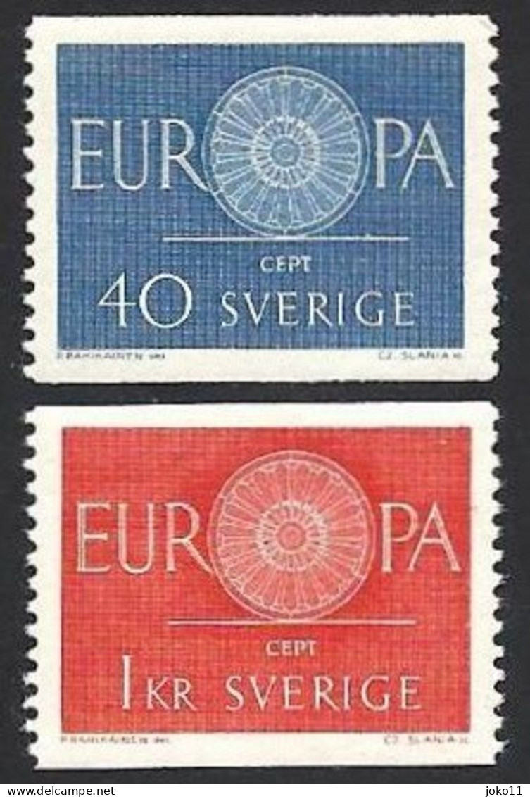 Schweden, 1960, Michel-Nr. 463-464, **postfrisch - Nuovi