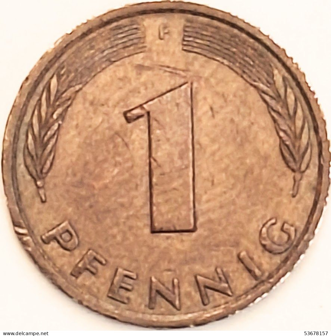 Germany Federal Republic - Pfennig 1978 F, KM# 105 (#4476) - 1 Pfennig