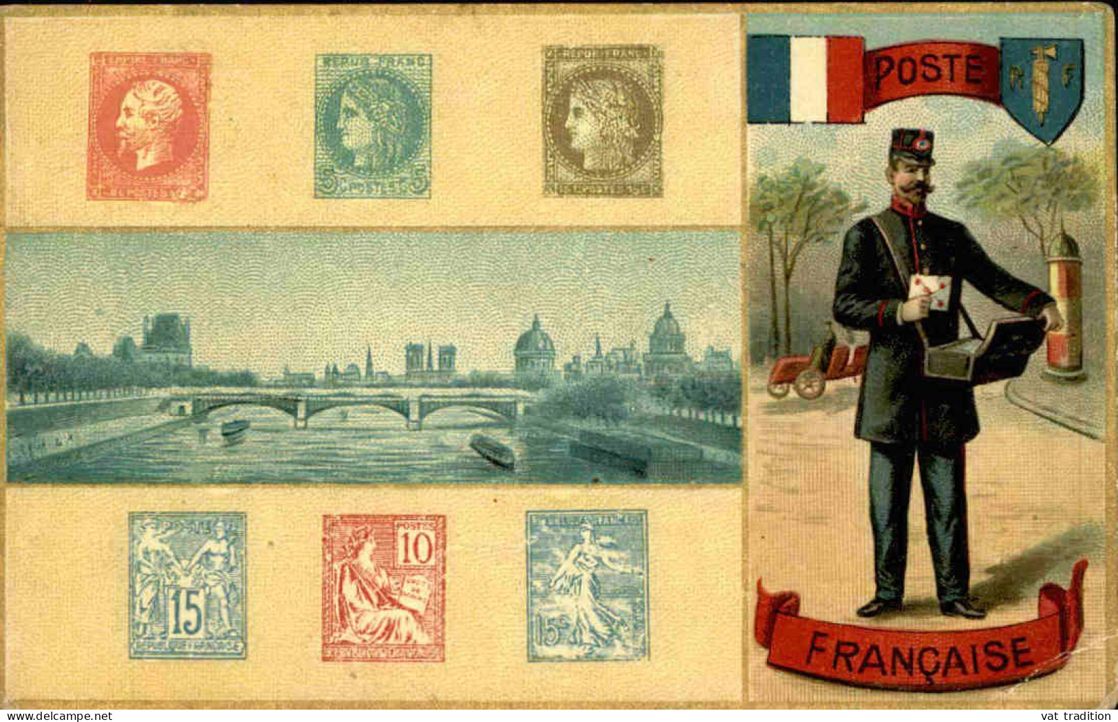 PHILATÉLIE - Carte Postale - Représentation De Timbres Français - L 152209 - Francobolli (rappresentazioni)