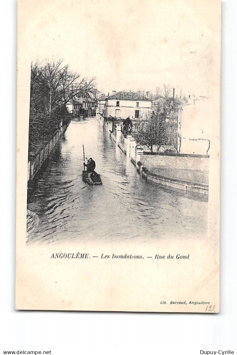 ANGOULEME - Les Inondations - Rue Du Gond - Très Bon état - Angouleme