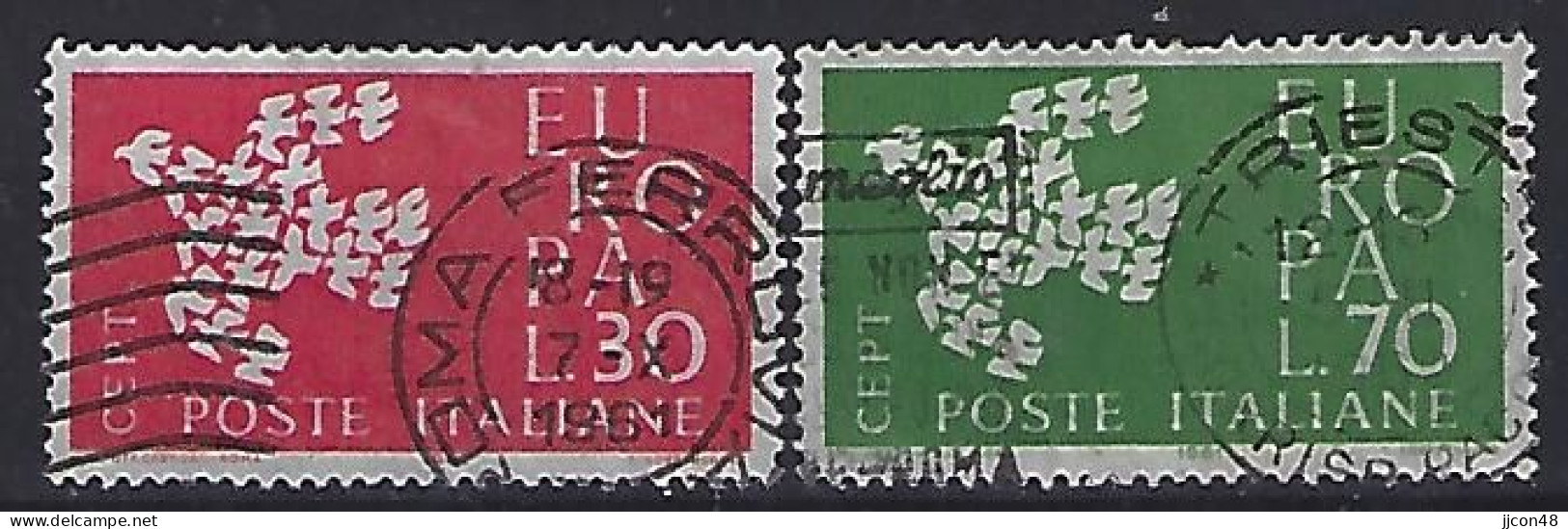 Italy 1961  Europa  (o) Mi.1113-1114 - 1961-70: Oblitérés
