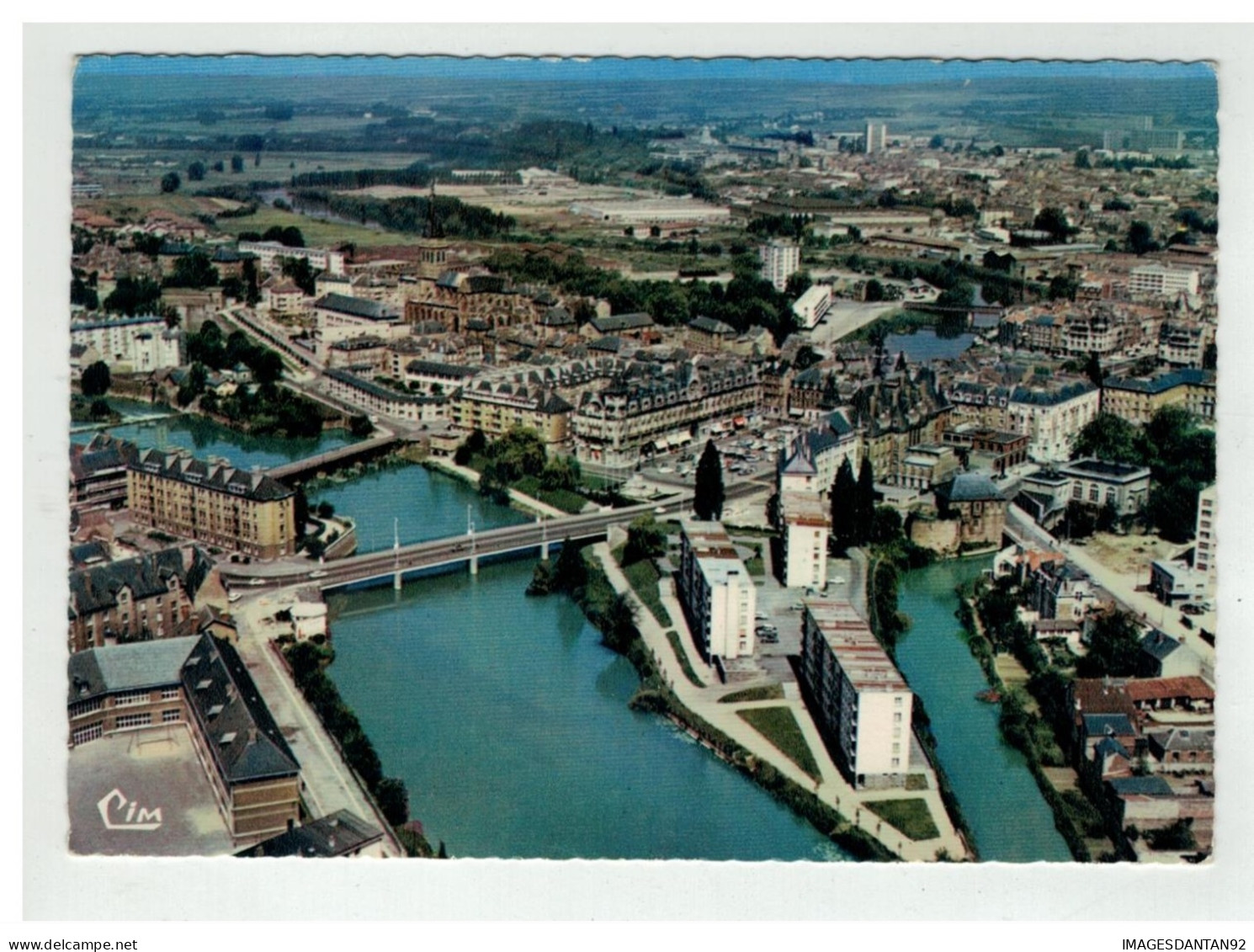 08 CHARLEVILLE MEZIERES VUE GENERALE AERIENNE N°CI 508 60 - Charleville